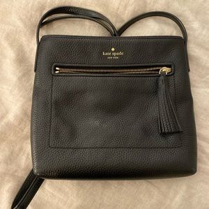 Kate Spade Black Leather Crossbody Bag